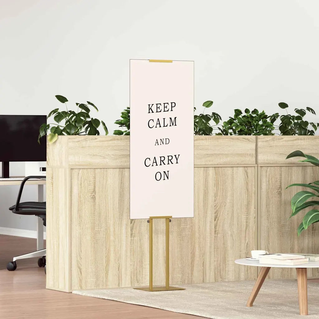 Espositori per Fiere 2 pcs Oro 30 x 23,5 x 210 cm Acciaio