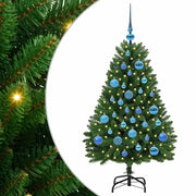 Albero di Natale | Decorazioni natalizie artificiale Verde 120 cm PVC e Metallo