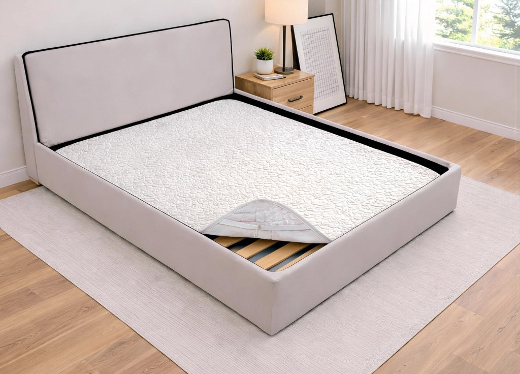 Coprirete Alba Protezione Rete Letto Made Italy In 100% Poliestere - Francese - Coprirete Alba