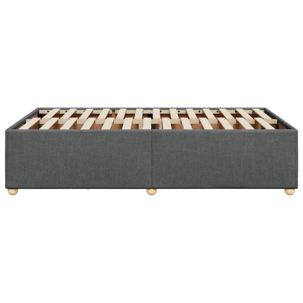 Giroletto senza Materasso Grigio Scuro 120x200 cm Tessuto