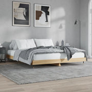 Giroletto senza Materasso Rovere Sonoma 120x200cm in Truciolato 832152