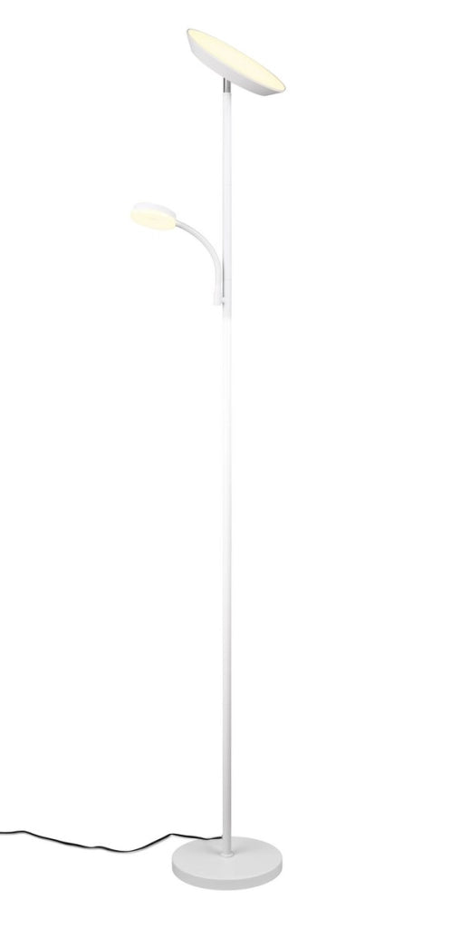 Lampada da terra SPECTER bianca CCT LED con lettura