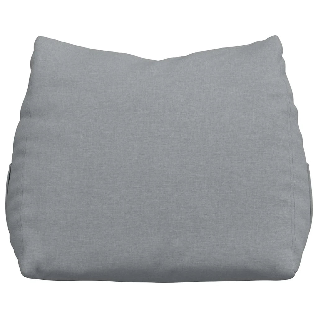 Cuscino per Schiena Grigio chiaro 60 x 20 x 50 cm Tessuto 42015031