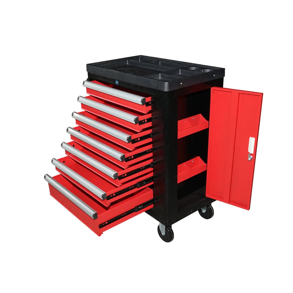 Carrello portautensili in metallo con 7 cassetti, dimensioni 765x460x850