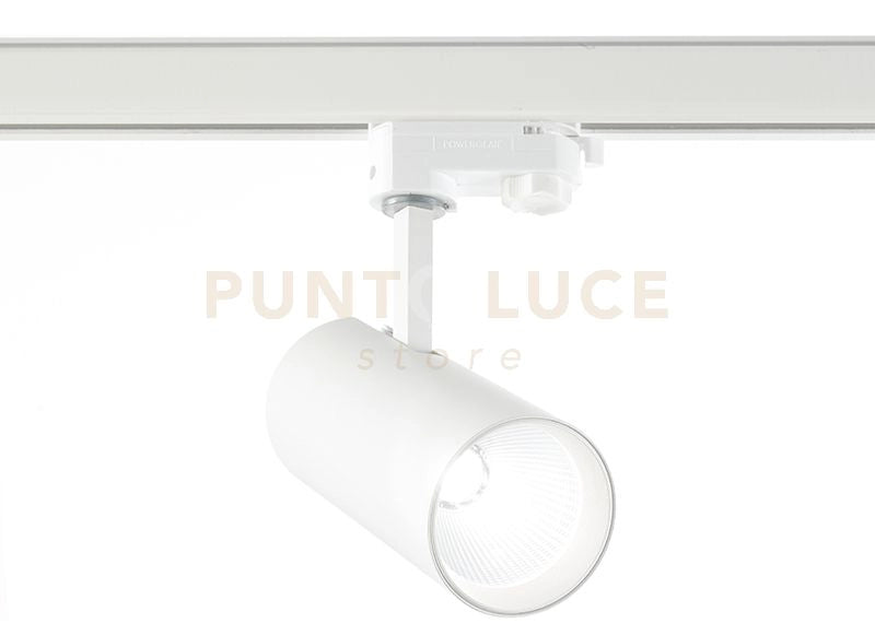 GFA970C- PROIETTORE A BINARIO EUROSTANDARD ATTACCO LED 3000K 1500LM 20W BIANCO OPACO D.7,5CM