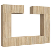 Set di Mobili Porta TV 6 pz | Armadietto TV | Mobile Porta TV Rovere Sonoma in Legno Multistrato