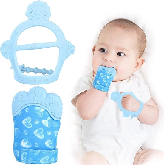 Set di 2 Tandini per Bambini, 2 pacchi di Tandini per Bambini, Guanto di Silicone per protezione delle mani, Tandini per Bambini con protezione contro il dolore e la caduta