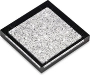 Sostegno di tavolo lussuoso decorato con cristalli Swarovski/Elegante decorazione da tavola (1 pezzo - nero)