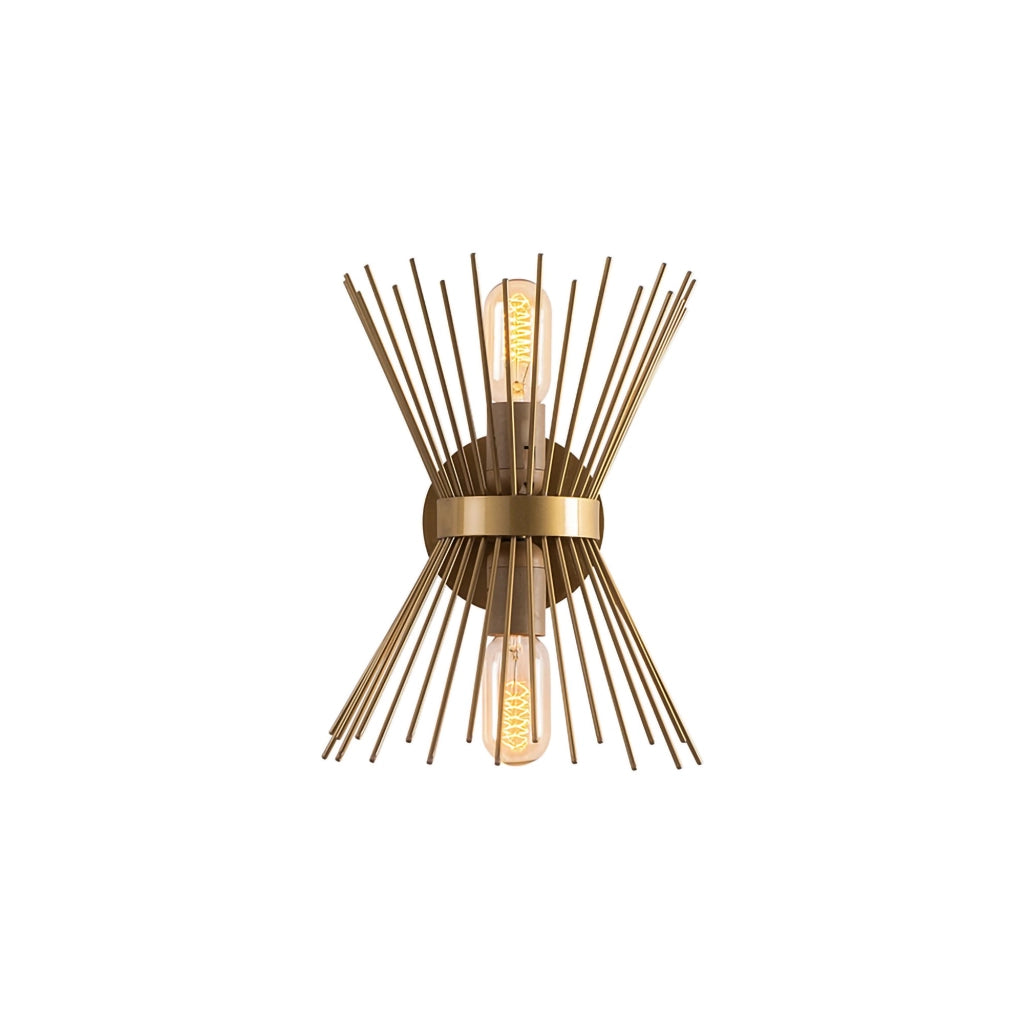 Catola, Lampada da Parete Attacco e 27 max 40 w, oro