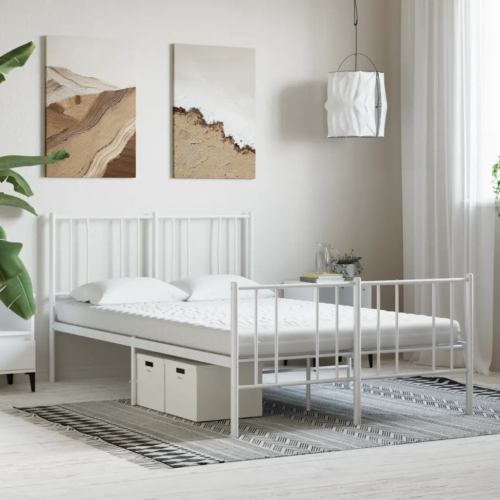 Materasso in Schiuma Bianco 140x190 cm 7 Zone Durezza 20 ILD 356355