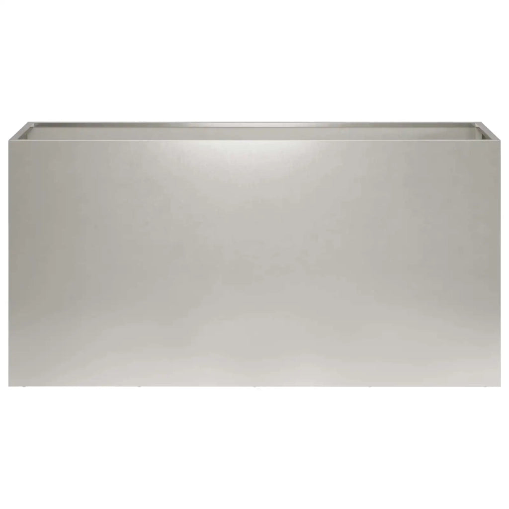 Vaso da giardino Argento 100 x 30 x 40 cm Acciaio Inox 8005618