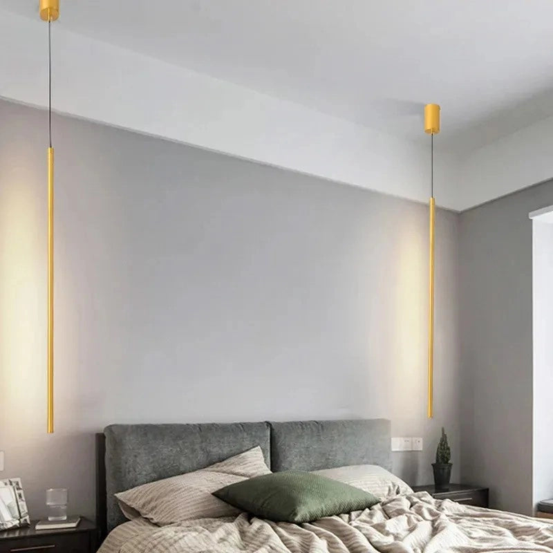 Lampada Da Soffitto Led App1414-c Gold 100cm