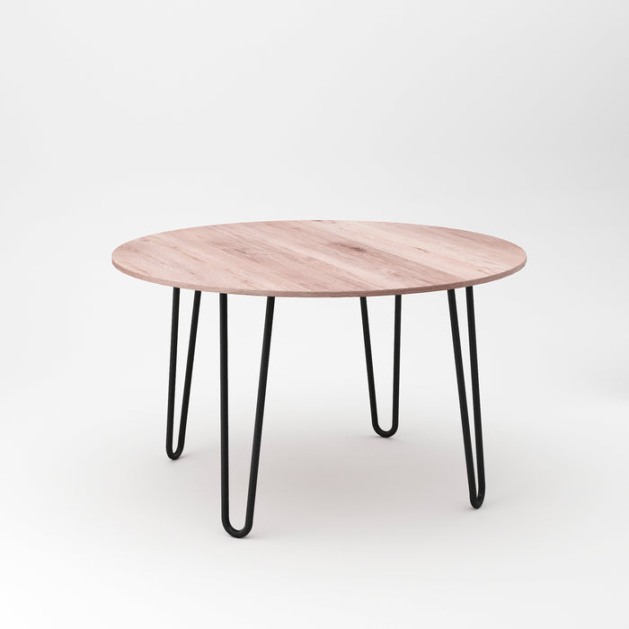 Hairpin Set di Gambe H2 Aste per Tavolo H400 Verniciato Nero Acciaio Emuca