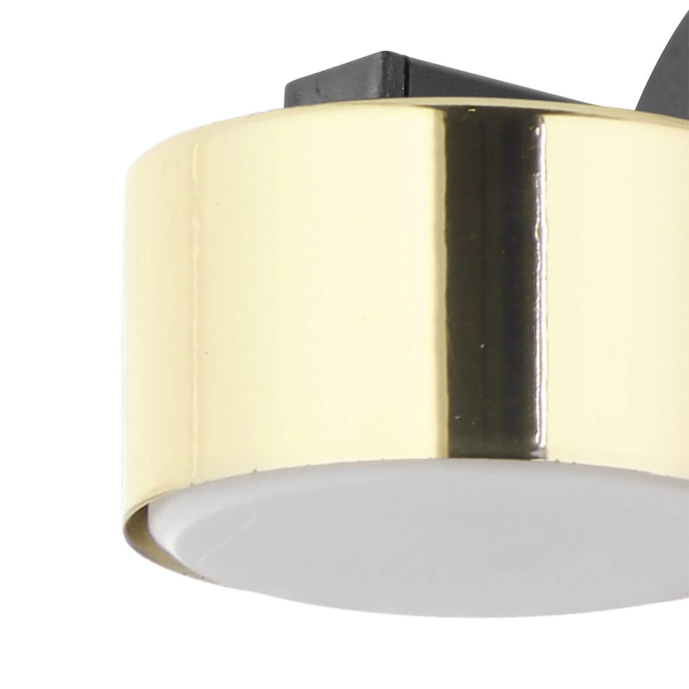 Applique DALLAS TK-Lighting GX53 10W metallo nero oro