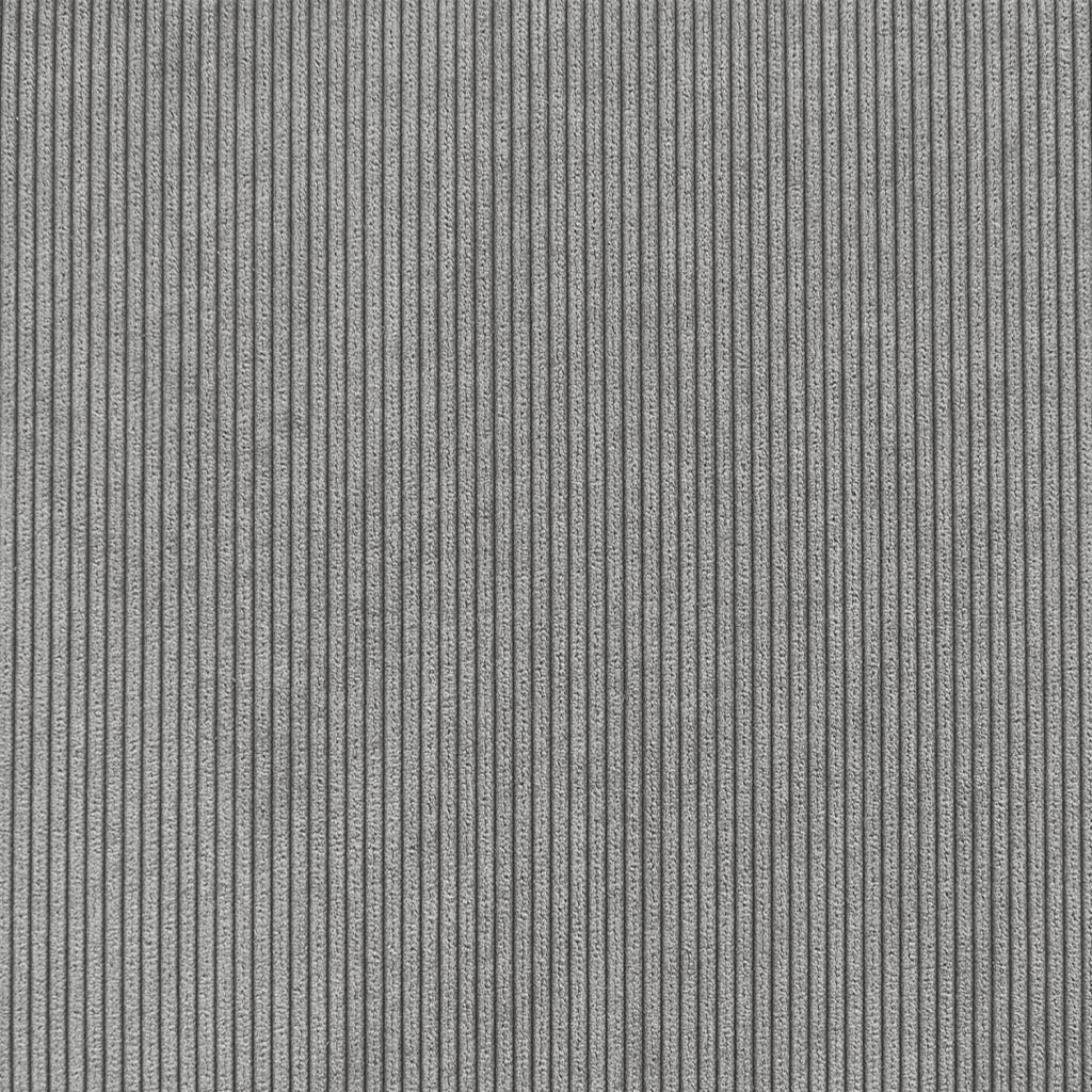 Divano letto angolare reversibile in velluto a coste, 3 posti, grigio