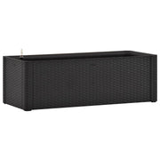 Fioriera rialzata per piante e fiori sistema di irrigazione da giardino 100 x 43 x 33 cm antracite 02_0001230