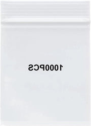1000 Confezioni di Sacchetti Ziplock Reversibili 50mm x 70mm per Imballaggio - Sacchetti con Cerniera in Plastica