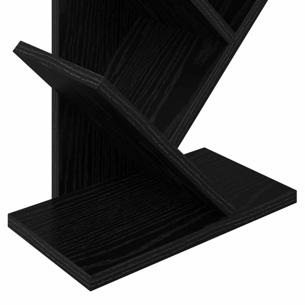 Libreria ad Albero 6 Ripiani 30 x 18 x 100 cm Rovere Nero 8012373