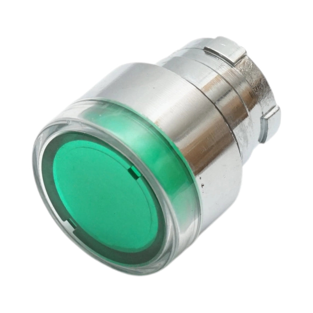 Testa del pulsante di comando illuminato verde Ø 22mm LAY5 Breckner Germany