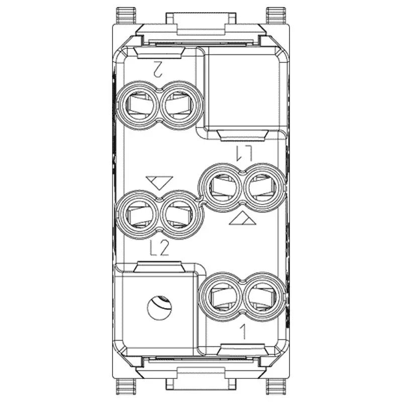 Doppio Pulsante Vimar Plana indipendenti NO+NO 10A 14066