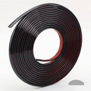 Striscia autoadesiva nera per decorare, 3D-muurrandstrip, decorativa nastrina, muursticker, decorativa striscia, per decorare soffitti, angoli, porte, guardaroba, abitazioni e auto (1,2 cm * 5 m / 0,47 pollici / 16,4 ft)