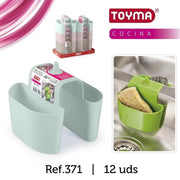 1 Pezzo Portaspugna Appoggio Lavello Doppio Color 3 Colori