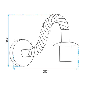 Lampada Da Parete APP1466-1W