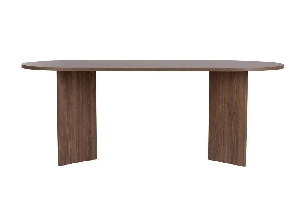 Tavolo da pranzo in legno "Sabella" 200 x 90 x 75 cm - Noce