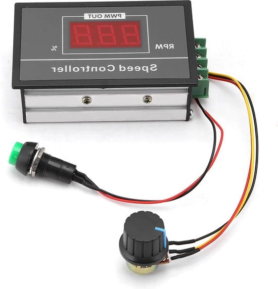 Regolatore di velocità DC senza ingranaggi per batterie 6-60 V 12 V 24 V 36 V 48 V 30 A con controllo PWM per start e stop.