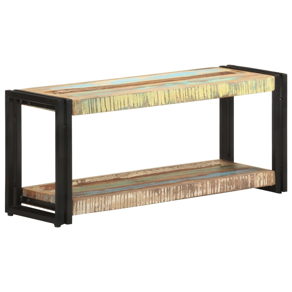 Mobile Porta TV 90x30x40 cm in Legno Massello di Recupero cod mxl 38782