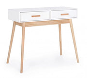 Consolle 2 Cassetti Legno Bianco Moderna da Interno - EXCEPTIONAL