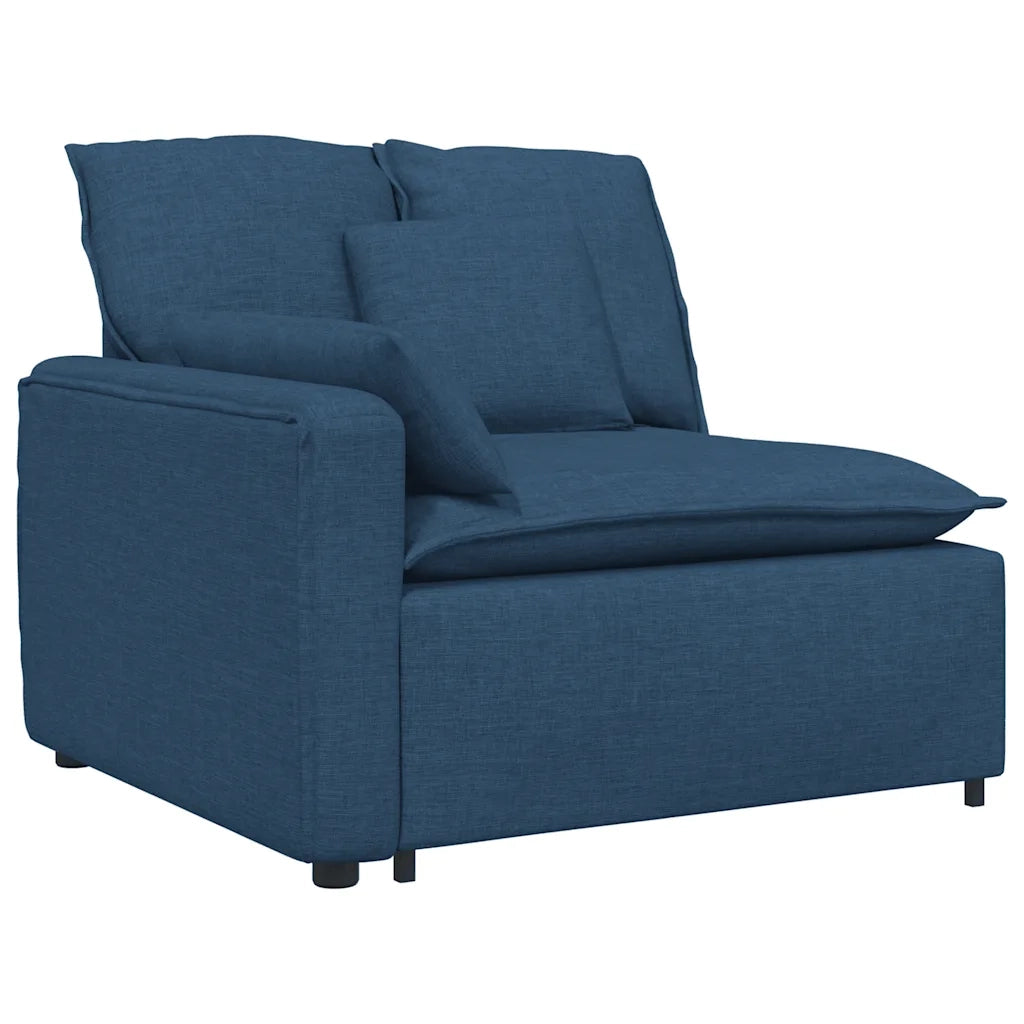 Divano Modulare con Cuscini Blu 3321124