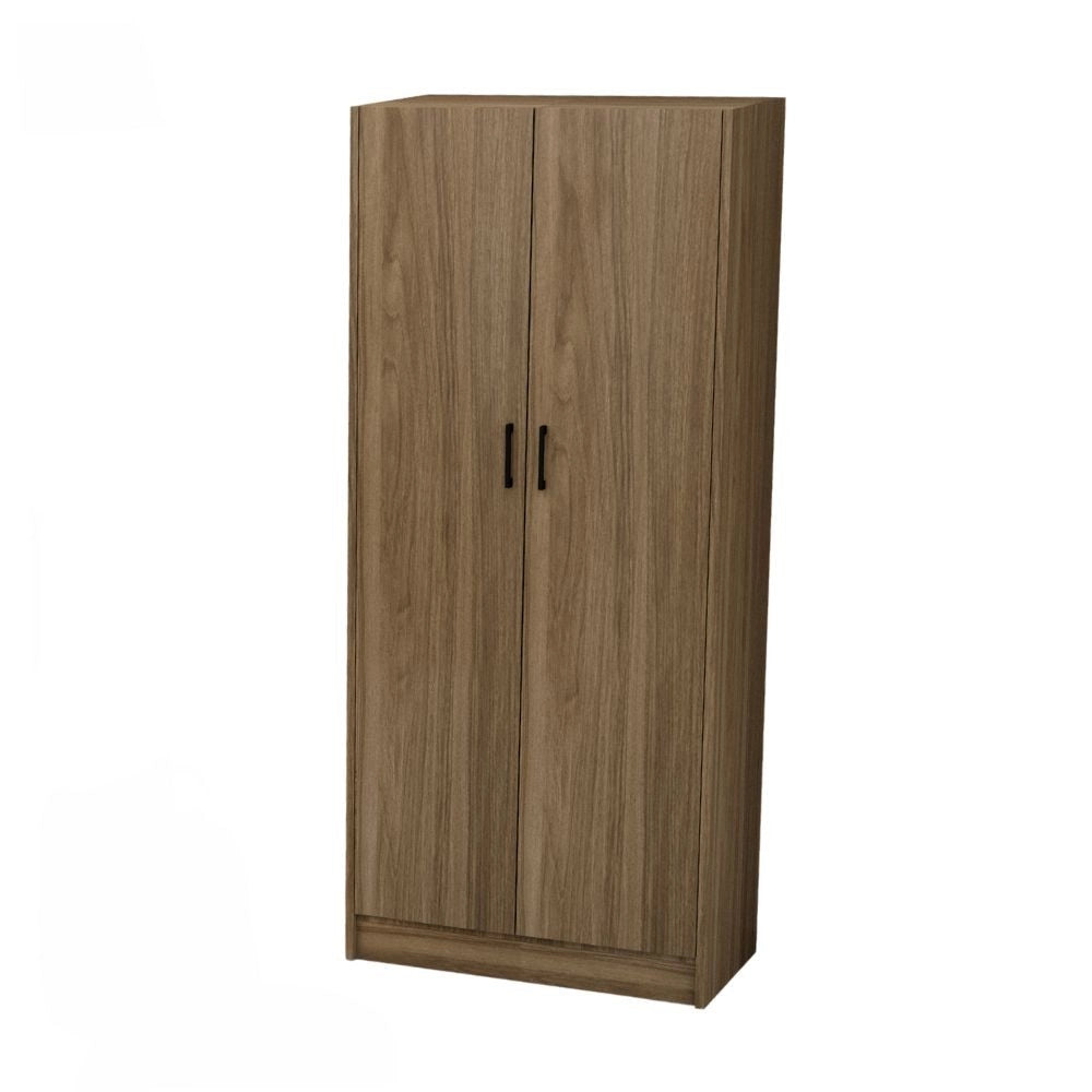 Armadio due ante 91x52x210h colore noce naturale ARM290