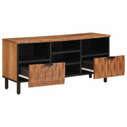 Mobile TV | Armadietto TV | Mobile Porta TV con cassetto Finitura Marrone Acacia 100 x 33 x 46 cm