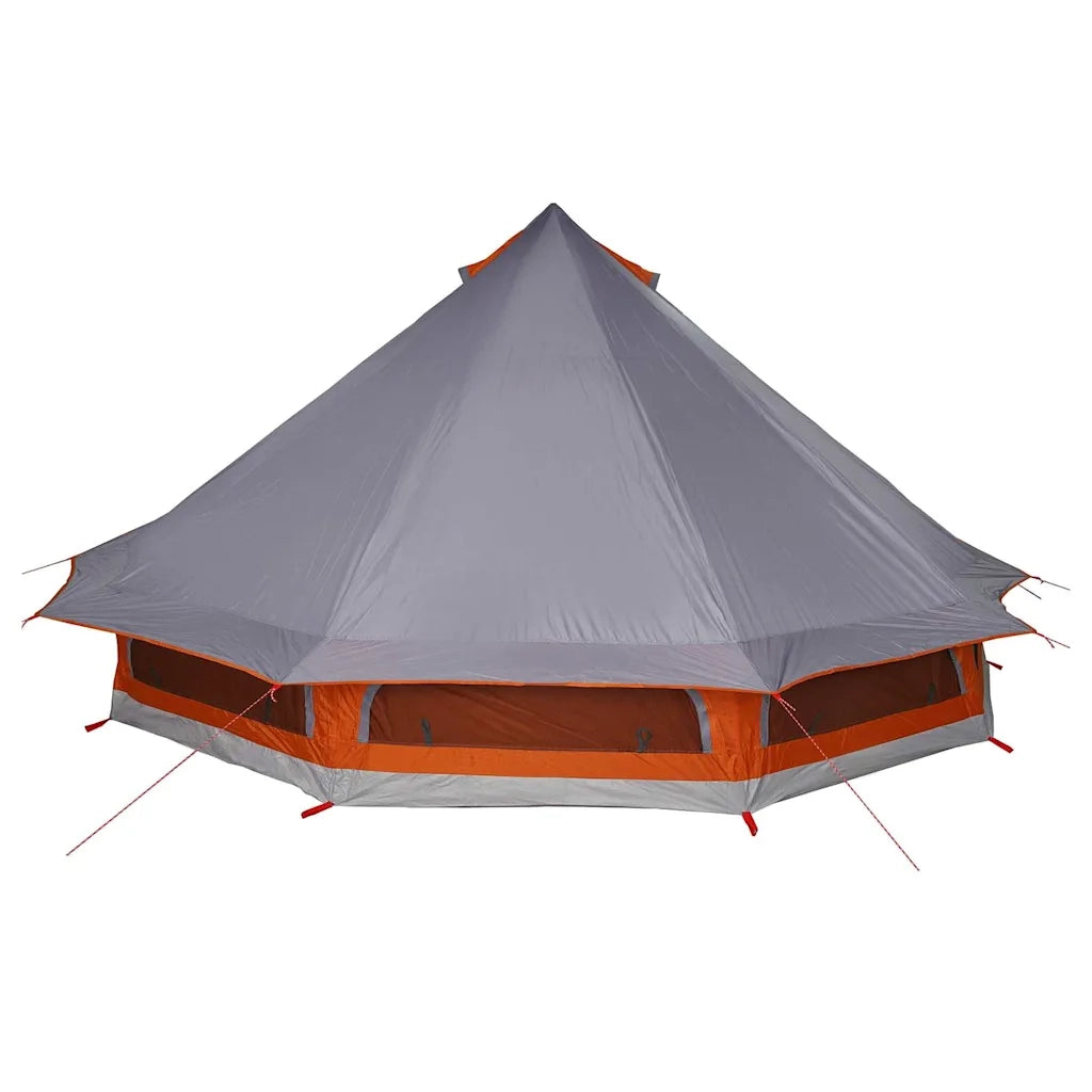 Tenda Tipi-Tenda da campeggio Grigio e arancione 508 x 470 x 300 cm taffet¨¤