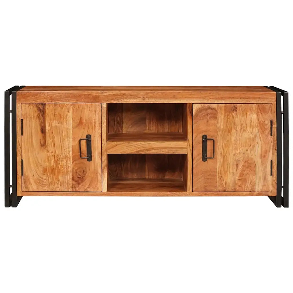 Mobile TV-Credenza per TV-Console TV Marrone 120 x 30 x 50 cm legno massello di acacia