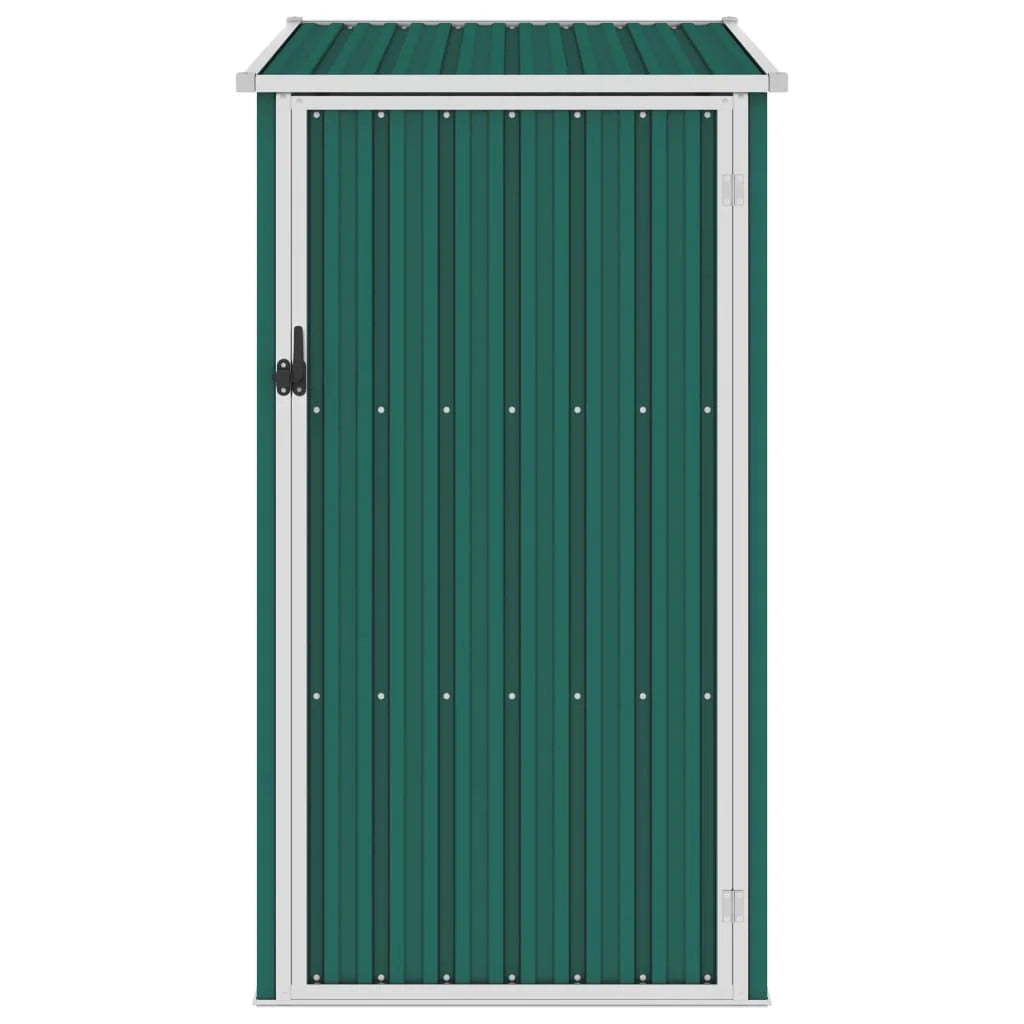 Casetta da giardino cabina ripostiglio casetta da esterno robusta casetta per attrezzi 87 x 98 x 159 cm acciaio zincato verde 02_0022380