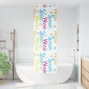 Tenda a Rullo per Doccia Cassonetto 80x240 cm Larghezza Tessuto 4015032