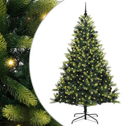 Albero di Natale | Decorazioni natalizie Artificiale a Cerniera con 300 LED 240 cm