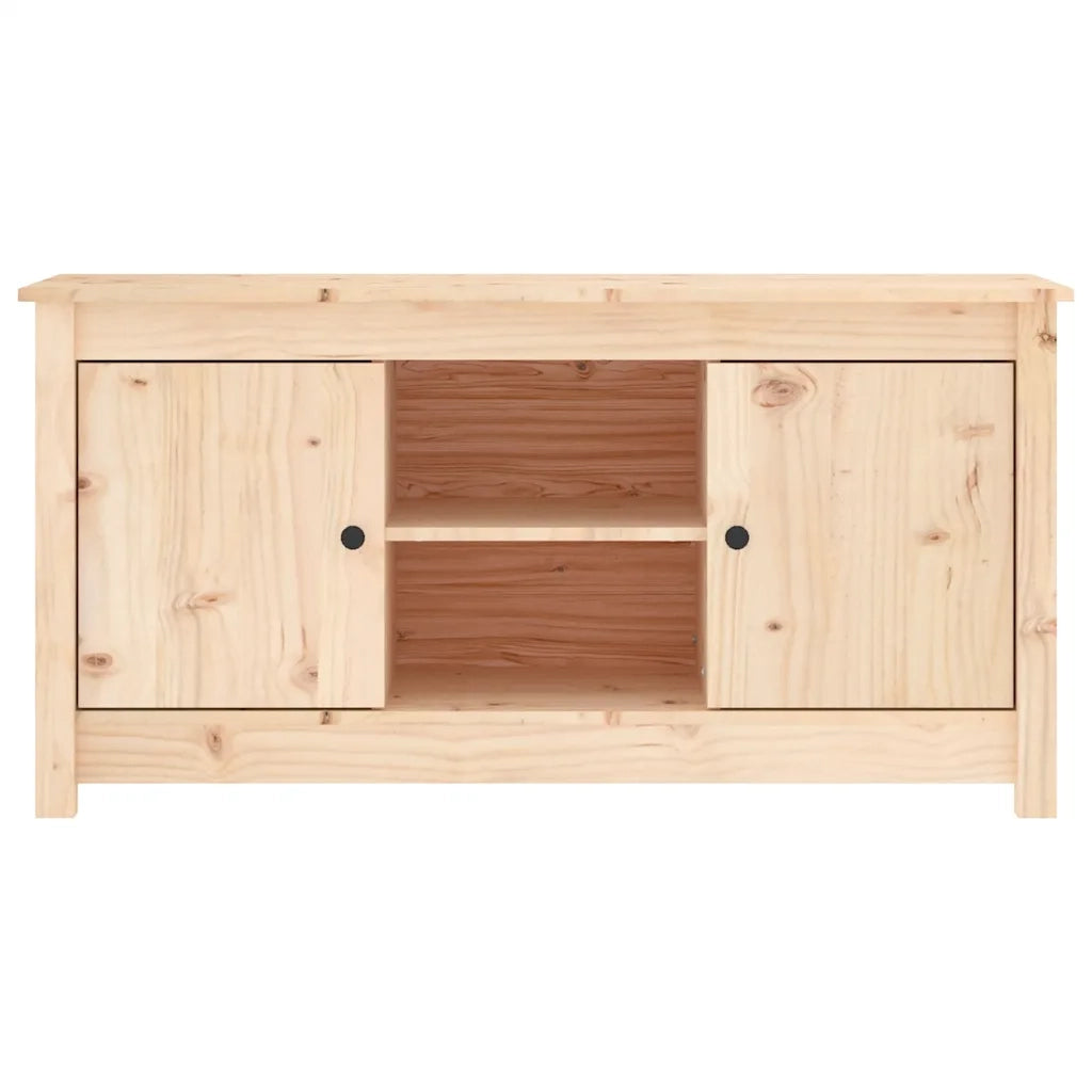 Mobile Porta TV 103x36,5x52 cm in Legno Massello di Pino 814584