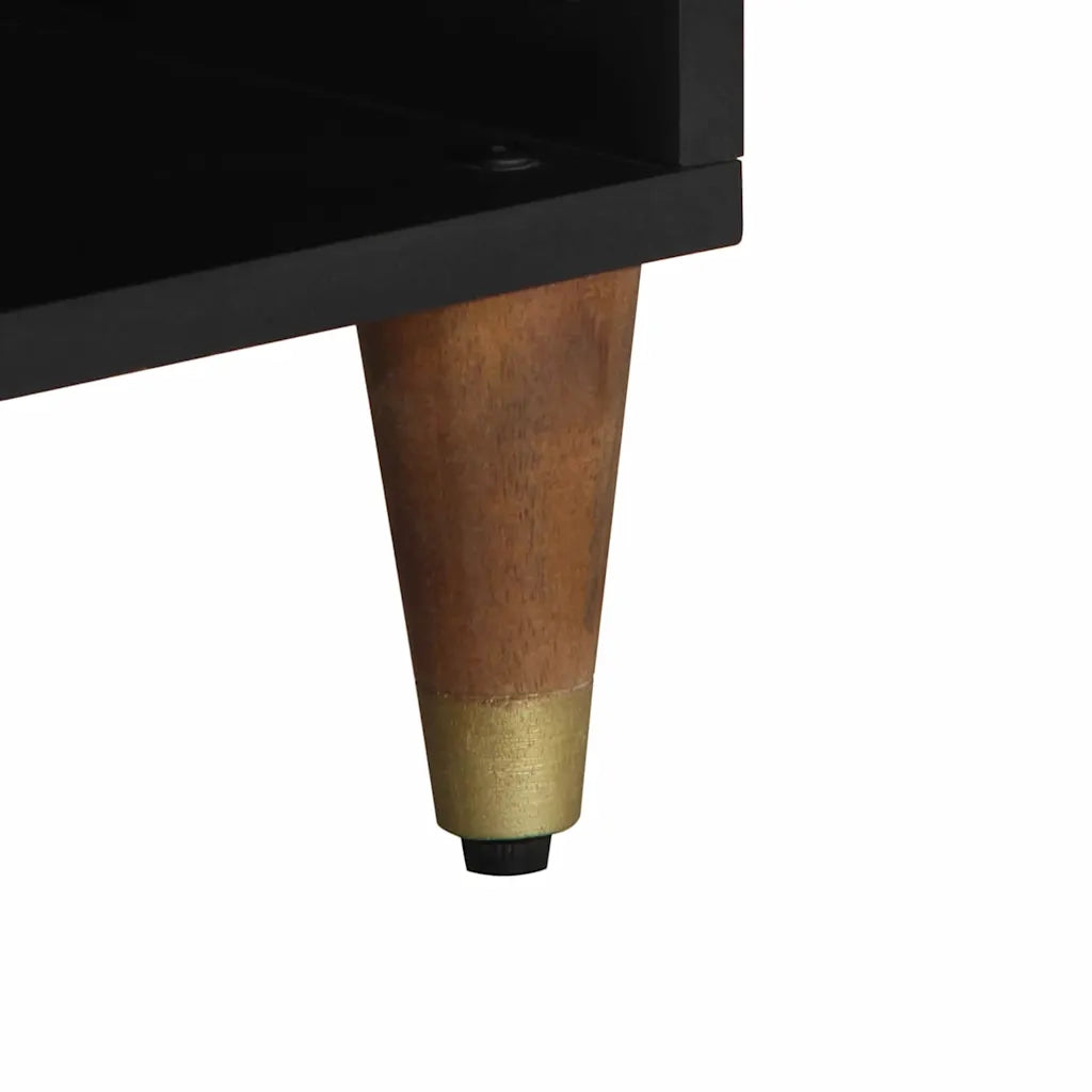 Mobile TV-Credenza per TV-Console TV Marrone miele 80 x 33 x 46 cm Legno di mango massello 187495