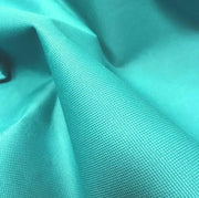 Telaio in canapa 600D impermeabile e resistente all'acqua, colore blu turquesa, venduto per metro, misura 200cm x 150cm.