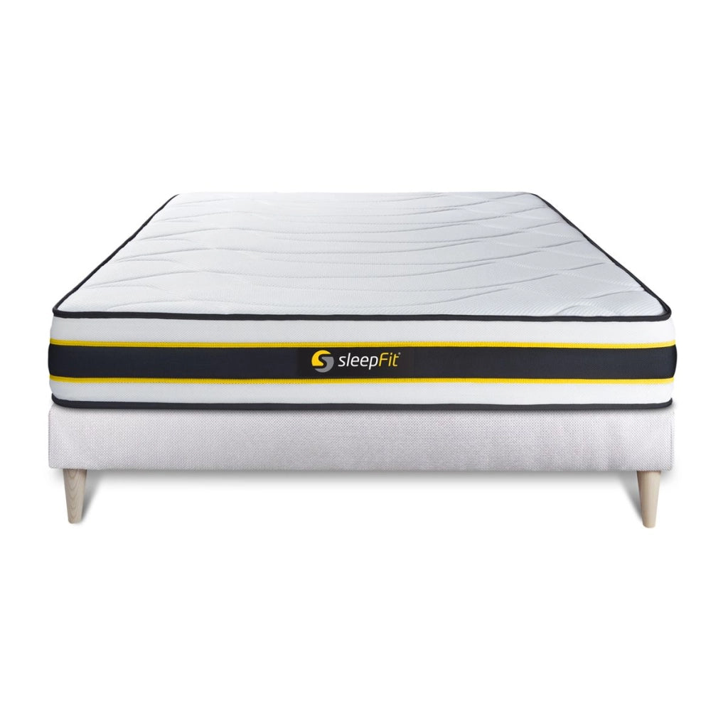 Kit rete e materasso FLEXY 120x220cm - Spessore : 22cm - molle insacchettate e memory foam - rigido