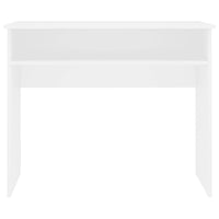 Scrivania Bianca 90x50x74 cm in Legno Multistrato 801170