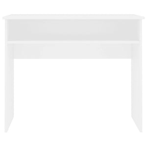 Scrivania Bianca 90x50x74 cm in Legno Multistrato 801170