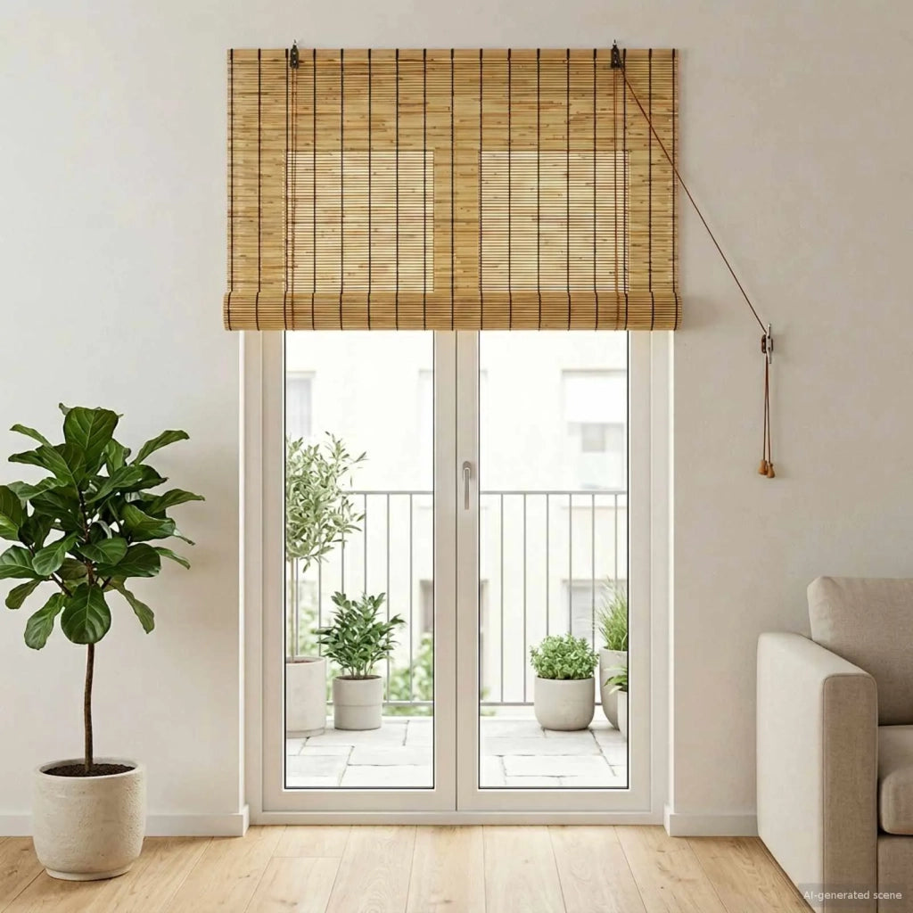 Tenda a rullo Naturale 120 x 220 cm Giunco 42034651