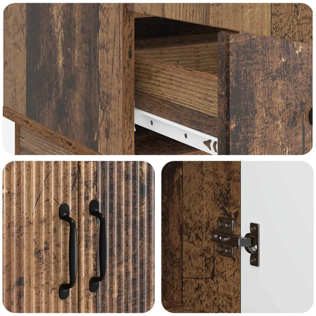 Credenza Legno antico 66 x 34,5 x 92 cm Legno ingegnerizzato