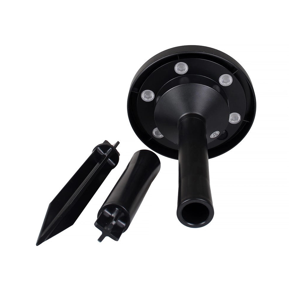 Trade Shop - Faretto Led Rgb Solare Picchetto Ricaricabile Impermeabile Esterni Ip65 Fy-rgb -