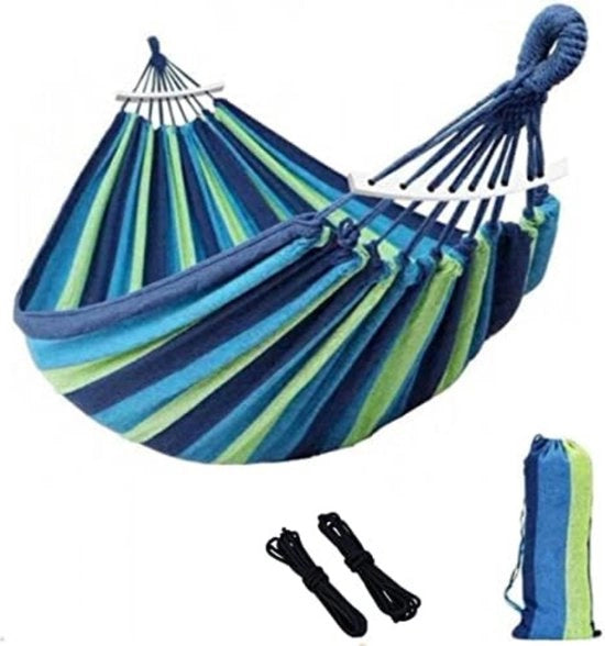 Hangmat con attrezzo di estensione - Superficie di appoggio 190x150 cm - Lunghezza 260 cm