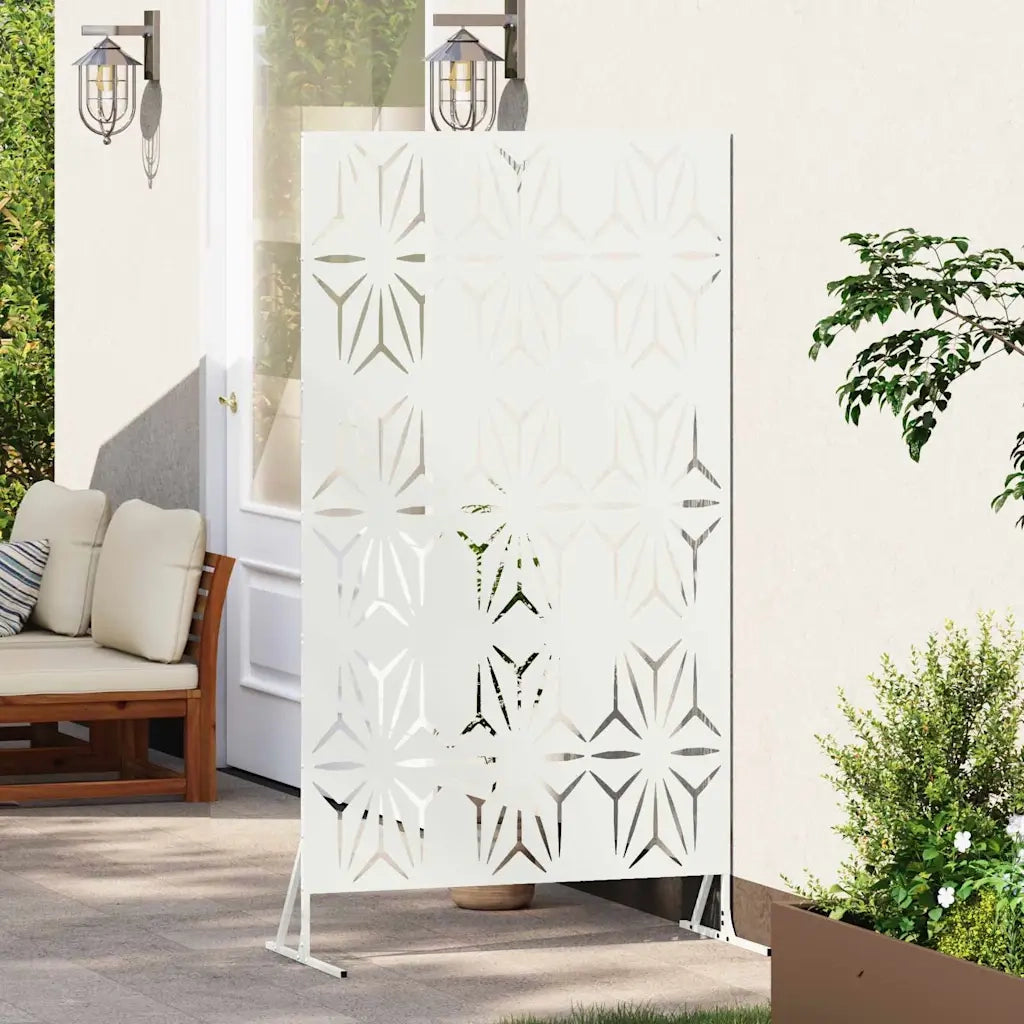 Schermo per Privacy Bianco 100 x 50 x 180 cm Acciaio CFW5647257